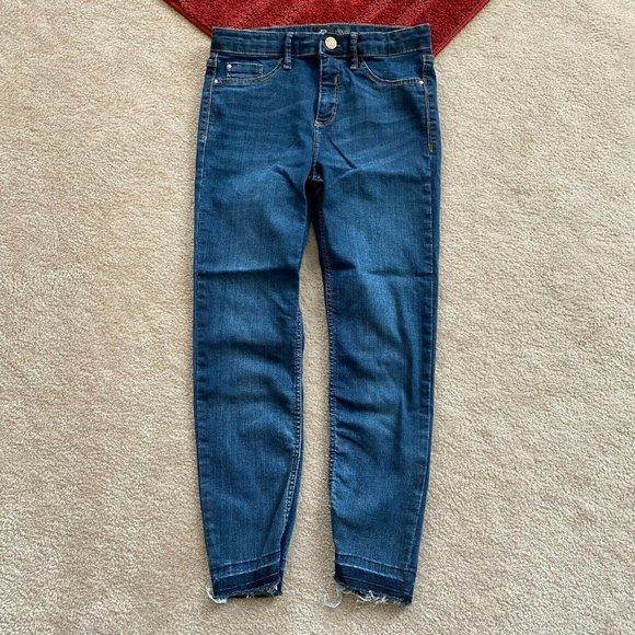 River Island UK 12XS US 8XS Molly Jean Fringe Hems - Picture 1 of 12